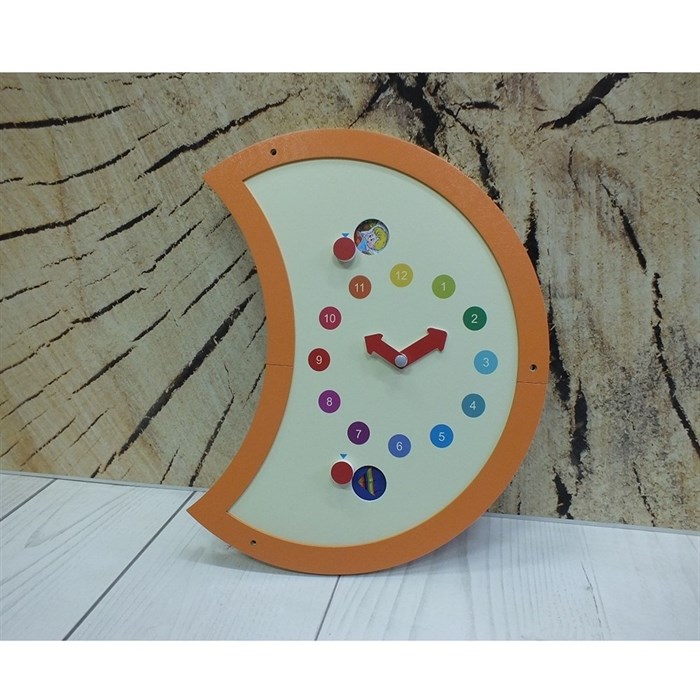 Настенный игровой модуль "Гусеница-Часы" СШДАМ30035 - фото 10562