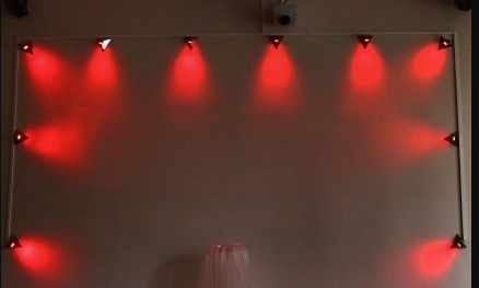 Набор светильников для создания световых и цветовых эффектов на стене - фото 13452