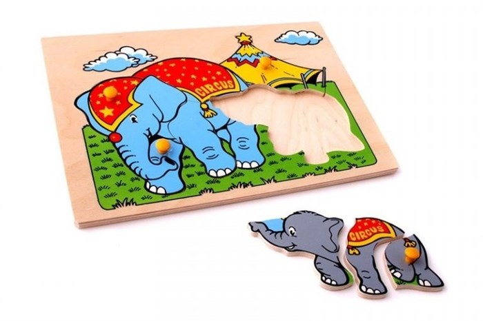 Развивающее пособие "Слон со слонёнком" - фото 9616