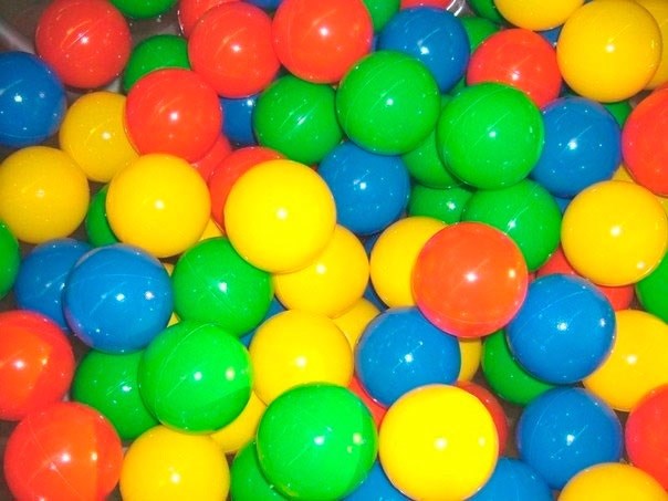 Цветной шарик для сухого бассейна (диаметр 7/8 см) - фото 9794