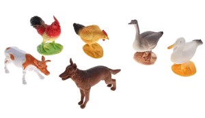 Набор из 6 фигурок животных "Ферма"