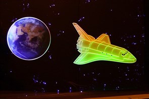 Панель "Звёздное небо с Шатлом"  125х90 см
